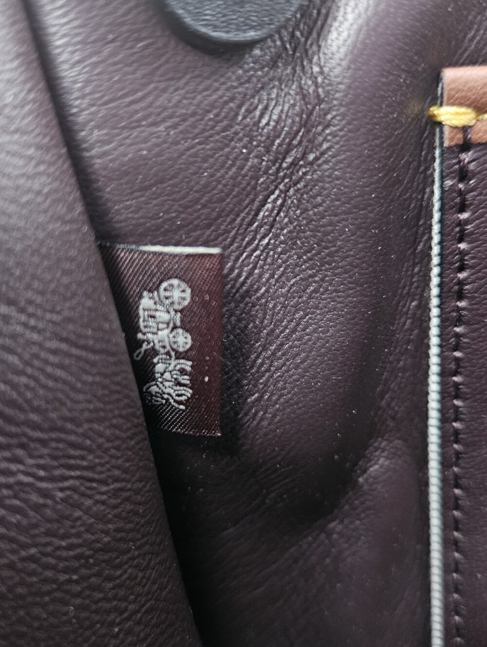Coach Rogue 30 Tea Rose C8520 Black Multi Colorblock Leather Satchel - Picture 15 of 15